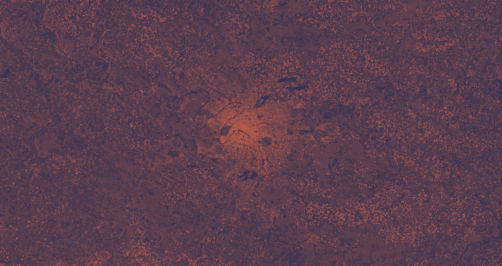 Vue satellite de la grande région parisienne