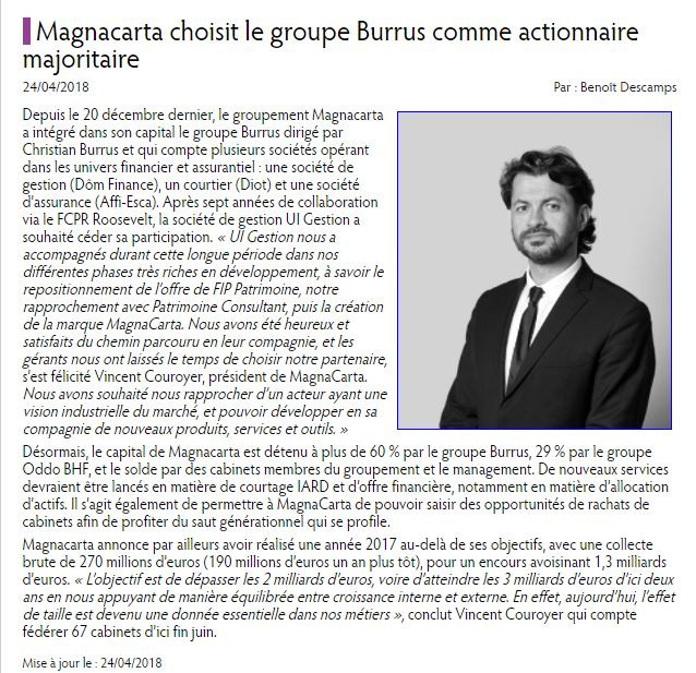 Article Vincent Couroyer